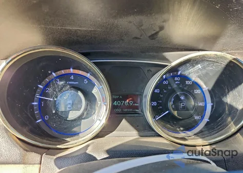 2013 Hyundai Sonata Se из США, поврежденный, VIN 5NPEC4AB4DH605202